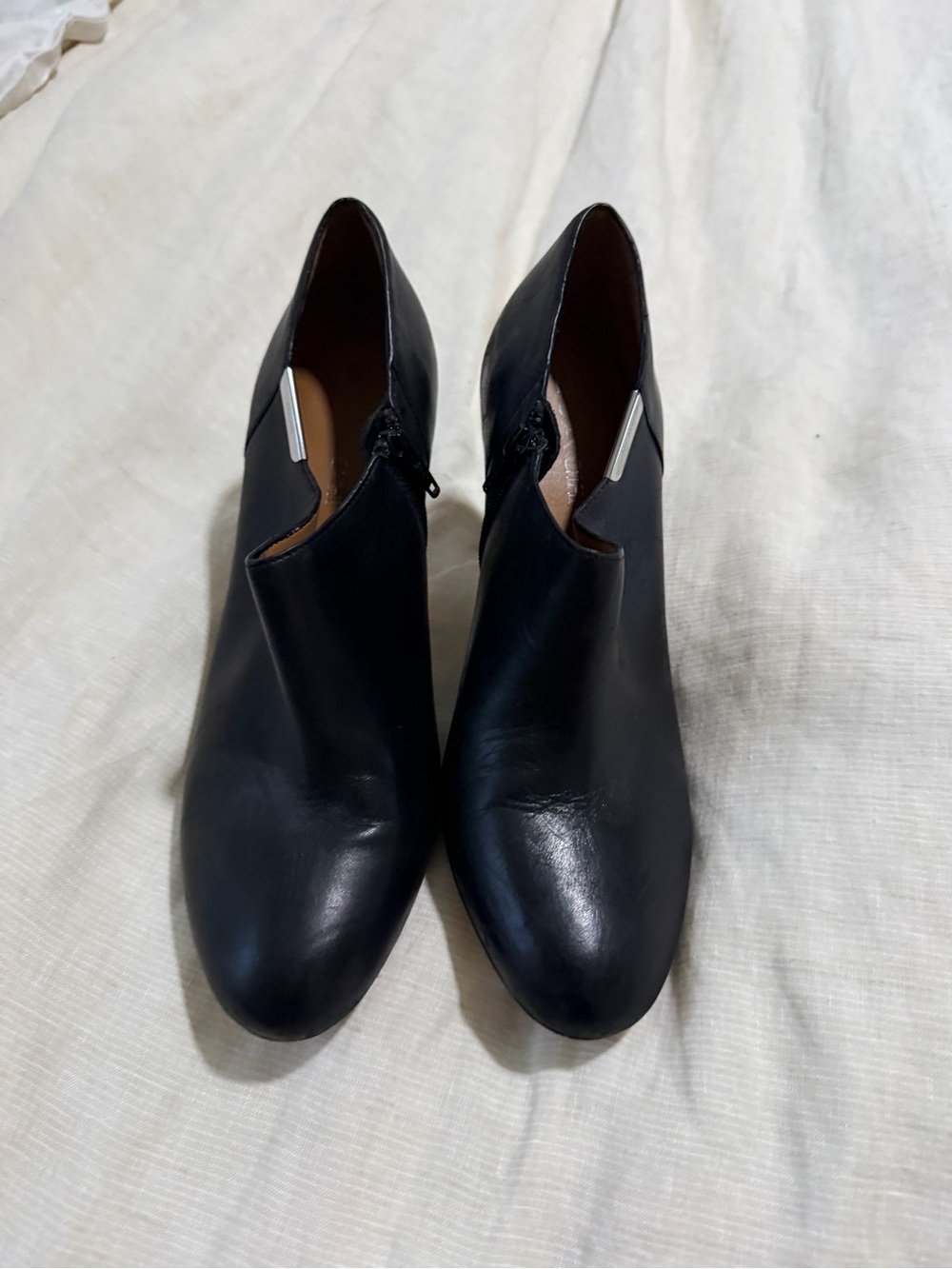 Coach Women's Black Leather Ankle Boots